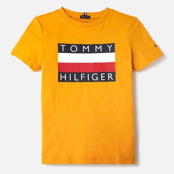 Tommy Hilfiger Boys' Essential T-Shirt - Golden Glow