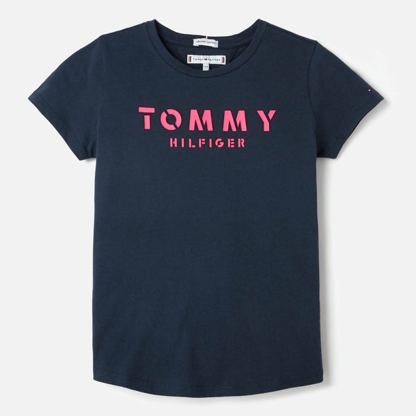 Tommy Hilfiger Girls' Essential Tommy T-Shirt - Black Iris