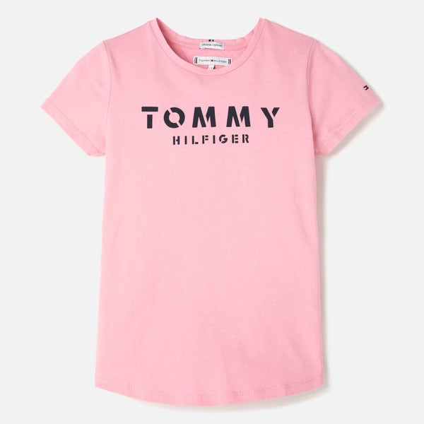 Tommy Hilfiger Girls' Essential Tommy T-Shirt - Sea Pink