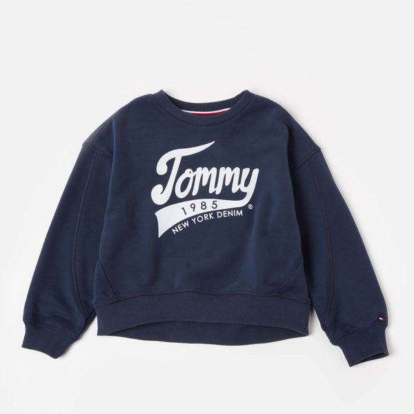 Tommy Hilfiger Girls' Tommy 1985 Sweatshirt - Black Iris