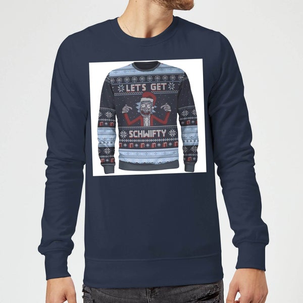 Get Schwifty True Knit Sweatshirt - Navy