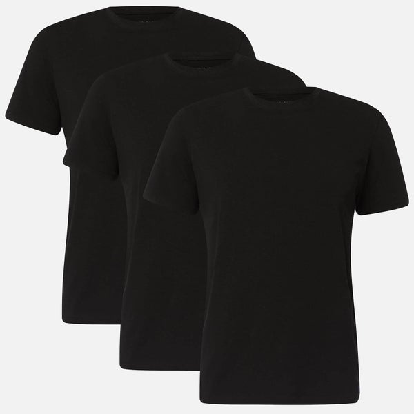 Ted Baker Men's 3 Pack Crew Neck T-Shirts - Black