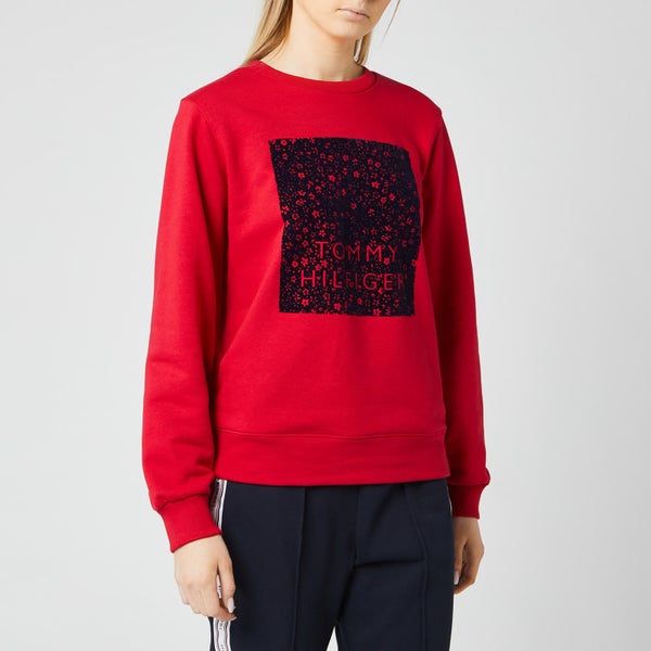 Tommy Hilfiger Women's Stacy Crew Neck Sweatshirt - Primary Red