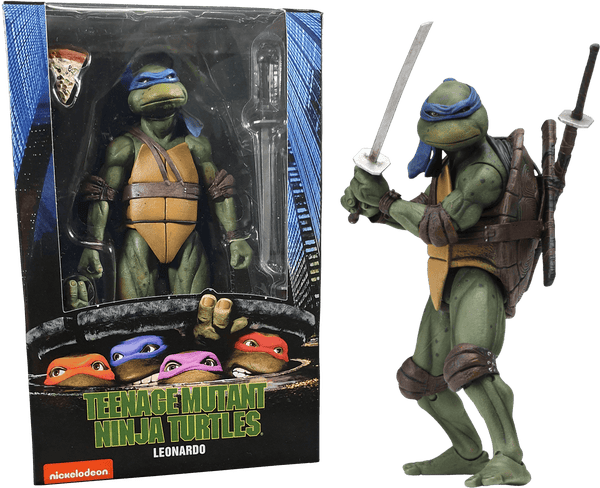 NECA Teenage Mutant Ninja Turtles 7" Figure 1990 Movie Leonardo