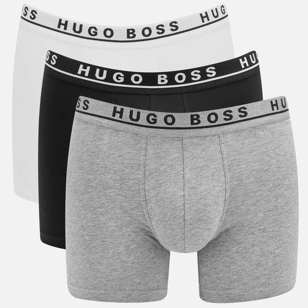 BOSS Hugo Boss Boxer Brief Long 3 Pack - White/Grey/Black