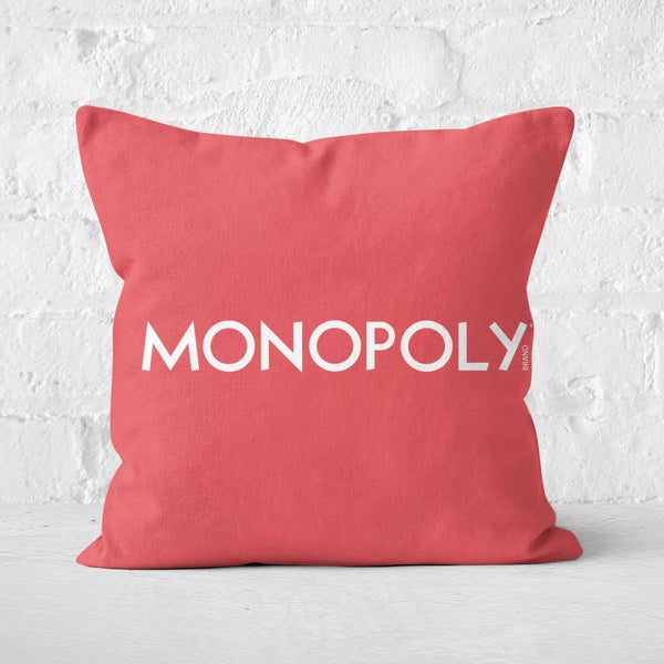 Monopoly Pattern Square Cushion