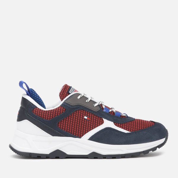 Tommy Hilfiger Men's Fashion Mix Chunky Running Style Trainers - Desert Sky