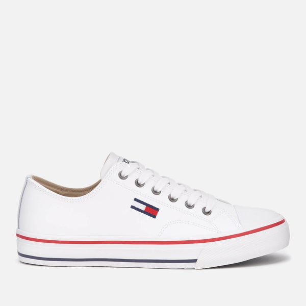 Tommy Jeans Women's Leather City Low Top Trainers - White