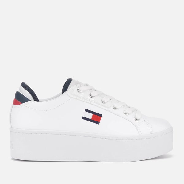Tommy Jeans Women's Platform Trainers - Red/White/Blue