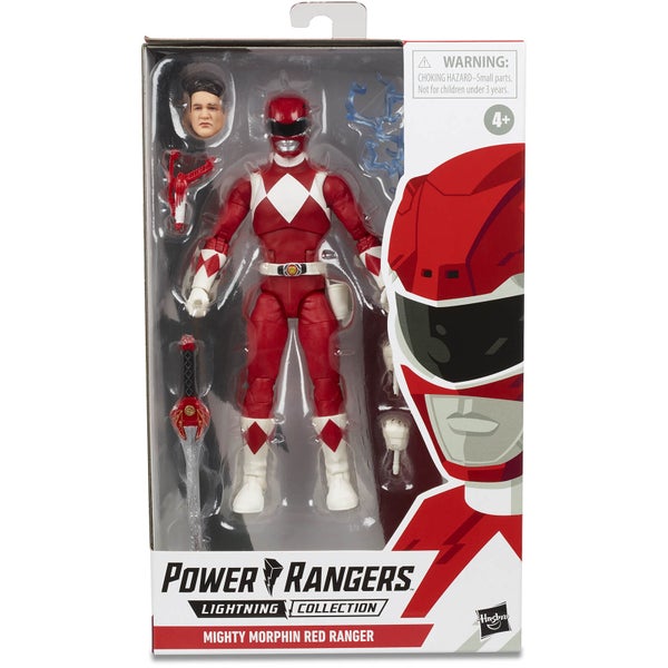 Power Rangers Lightning Collection - Figurine Mighty Morphin Ranger rouge
