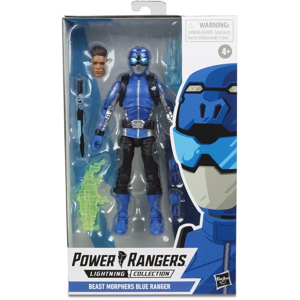Hasbro Power Rangers Lightning Collection Beast Morphers Blue Ranger 6 Inch Action Figure