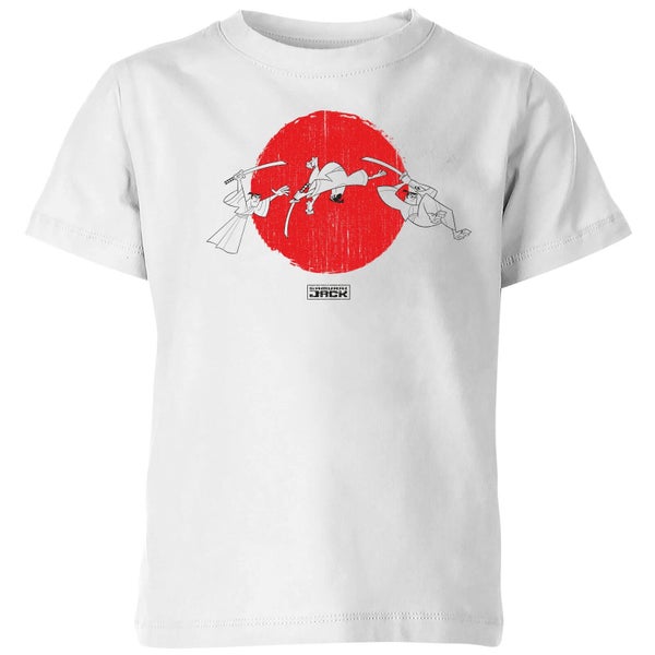 Samurai Jack Sunrise Kids' T-Shirt - White