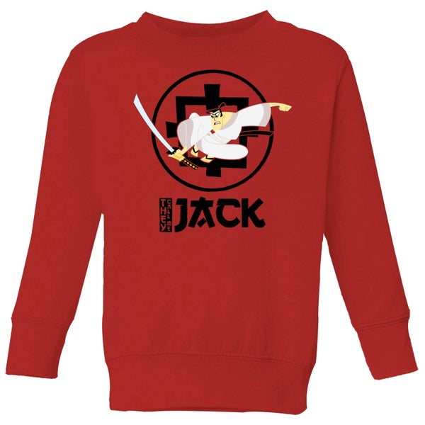 Samurai Jack They Call Me Jack Kids' Sweatshirt - Red