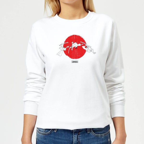 Samurai Jack Sunrise Women's Sweatshirt - White