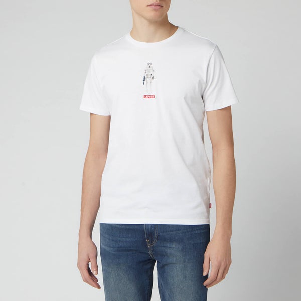 Levi's X Star Wars Men's Graphic Short Sleeve T-Shirt - Storm White