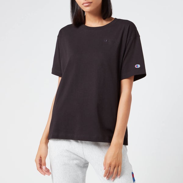 Champion Women's Oversized Crew Neck T-Shirt - Black