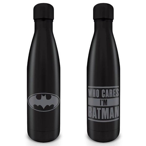 Batman (Who Cares I'm Batman) Metall-Getränkeflasche