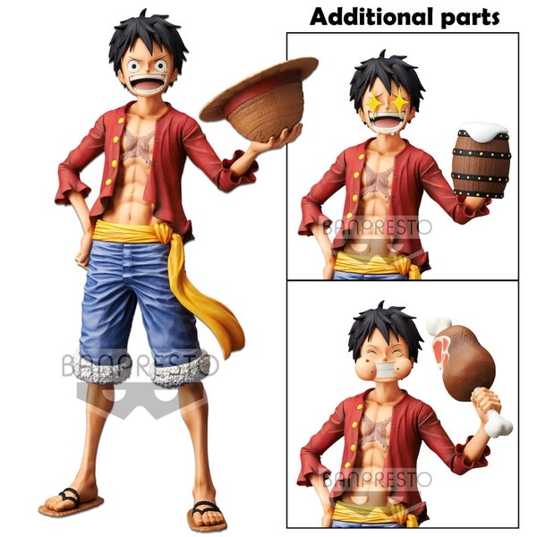 Banpresto One Piece Monkey.D.Luffy Grandista Nero Beeldje