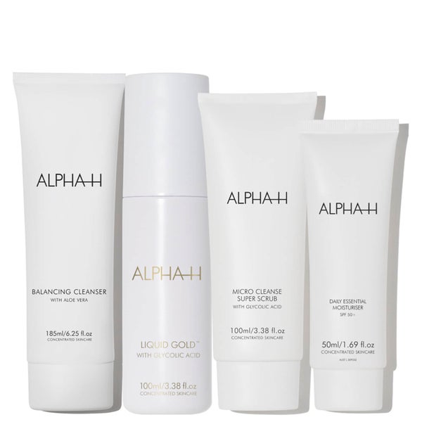 Alpha-H Cleanse, Exfoliate, Resurface and Hydrate (Worth $200.80)