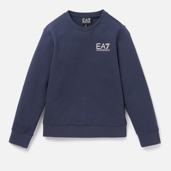 EA7 Boys' Small Logo Sweatshirt - Navy