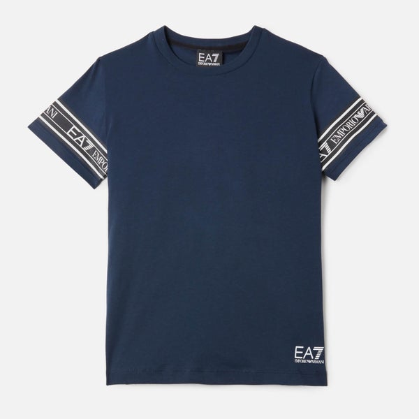 EA7 Boys' Taping Short Sleeve T-Shirt - Navy