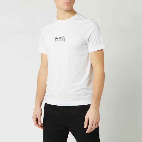 Emporio Armani EA7 Men's Middle Chest Logo T-Shirt - White