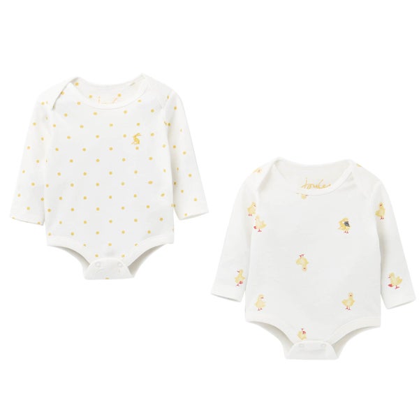 Joules Baby The Bodysuit - White Duck (2 Pack)