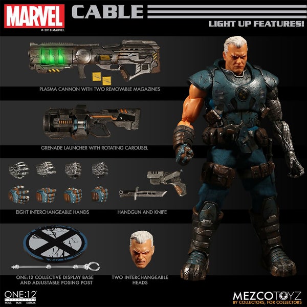 Mezco One:12 Collective X-Men Cable Action Figure