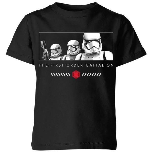 The Rise of Skywalker - First Order Battalion Kinder T-Shirt - Schwarz - Unisex