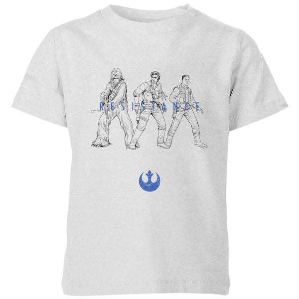 The Rise of Skywalker Resistance Kids' T-Shirt - Grey - 122/128 (7-8 jaar) - Grijs