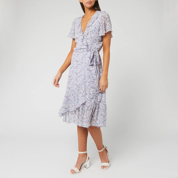 MICHAEL MICHAEL KORS Women's Dainty Bloom Midi Dress - Lavender Mist