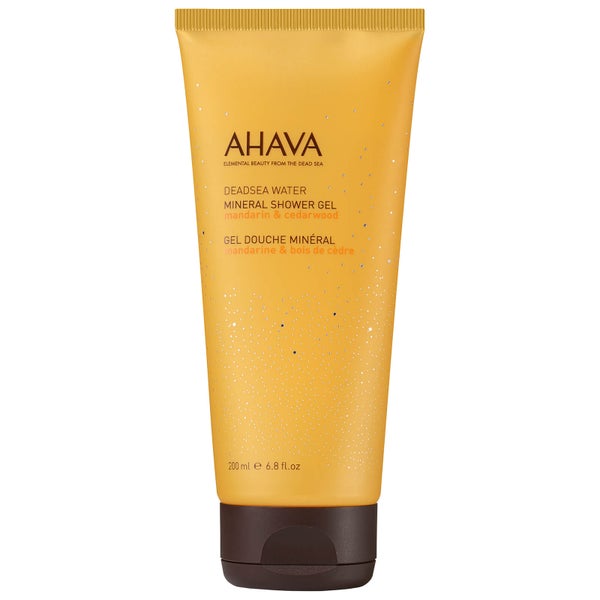 AHAVA Mineral Shower Gel Mandarin & Cedarwood 6.8 oz