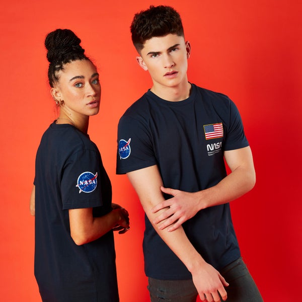 NASA Base Camp Unisex T-Shirt - Navy