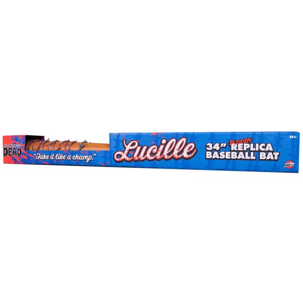 The Walking Dead Lucille Full Size 34 inch Bloody Baseball Bat Replica