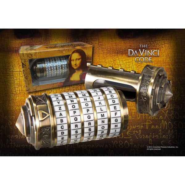 De Da Vinci Code Mini Cryptex Replica
