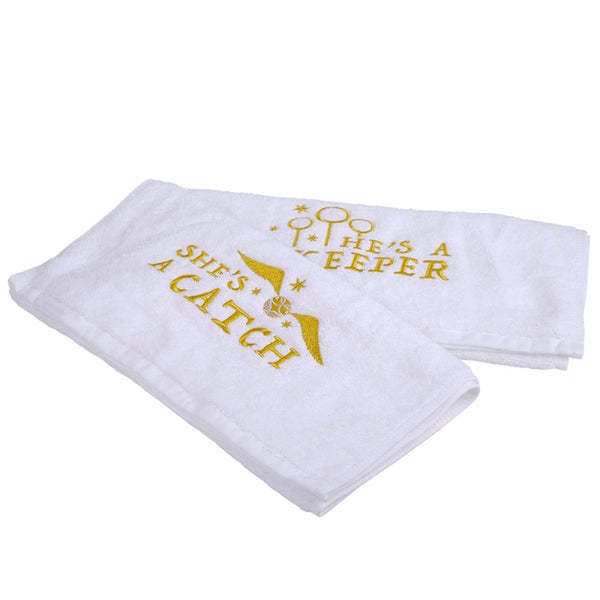 Harry Potter His and Hers 100% Cotton Bath Towel Set