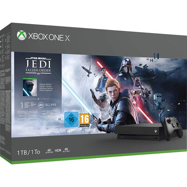 Xbox One X 1TB Star Wars Jedi Fallen Order Bundle