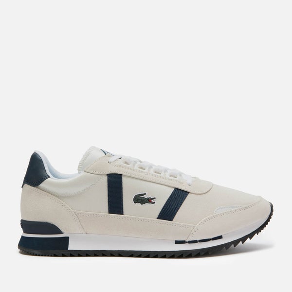 Lacoste Men's Partner Retro 120 Running Style Trainers - Off White/Navy