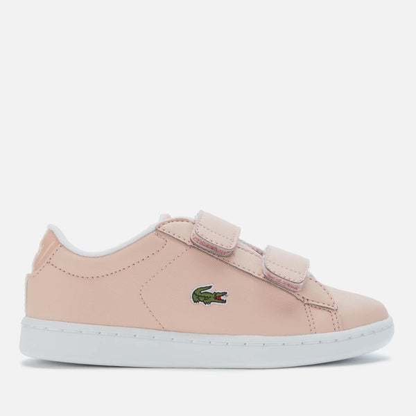 Lacoste Kids' Carnaby Evo Strap 120 Trainers - Natural/White
