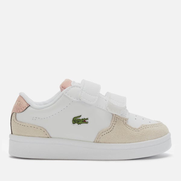 Lacoste Toddler's Masters Cup 120 Velcro Trainers - White/Natural