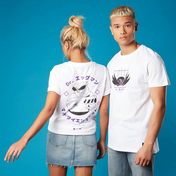 Dr Eggman Sonic the Hedgehog Unisex T-Shirt - White