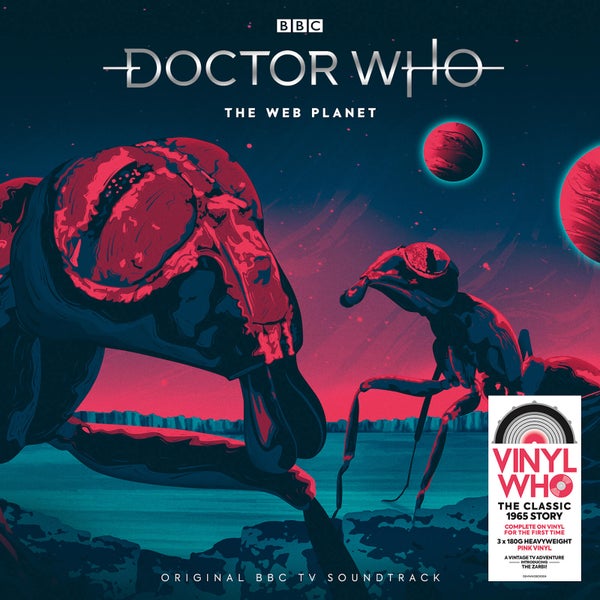 Doctor Who - The Web Planet 3x Pink Vinyl Set