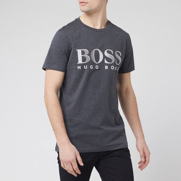BOSS Hugo Boss Men's Large Logo T-Shirt - Grey