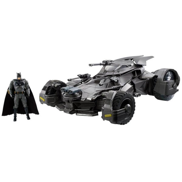 Mattel DC Comics Justice League Super Deluxe 1:10 R/C Batmobile & Figure 64cm