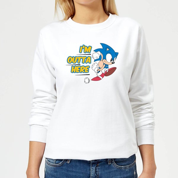 I'm Outta Here Women's Sweatshirt - White