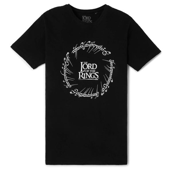 Lord Of The Rings Glow In The Dark T-Shirt - Black