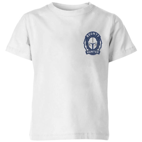 The Mandalorian Bounty Hunter Kids' T-Shirt - White