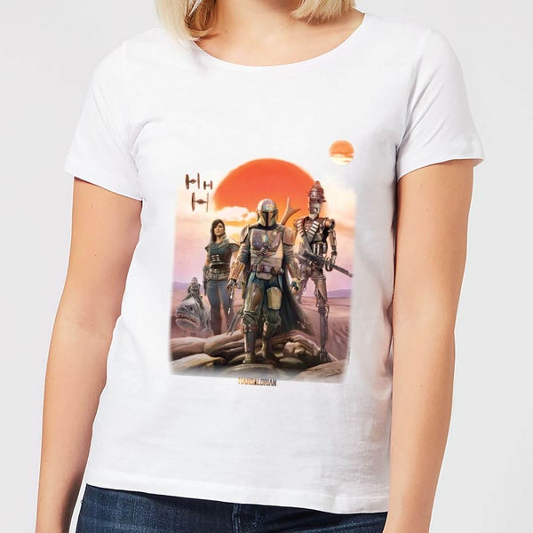 The Mandalorian Warriors dames t-shirt - Wit