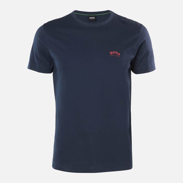 BOSS Hugo Boss Men's Tee Curved T-Shirt - Navy