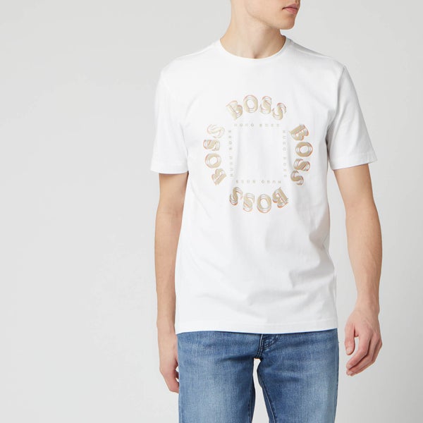 BOSS Hugo Boss Men's Tee 5 T-Shirt - Open White